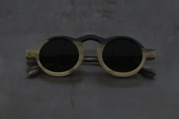 Rigards*UMA WANG camouflage matte dark gray lens glasses RG00UW8